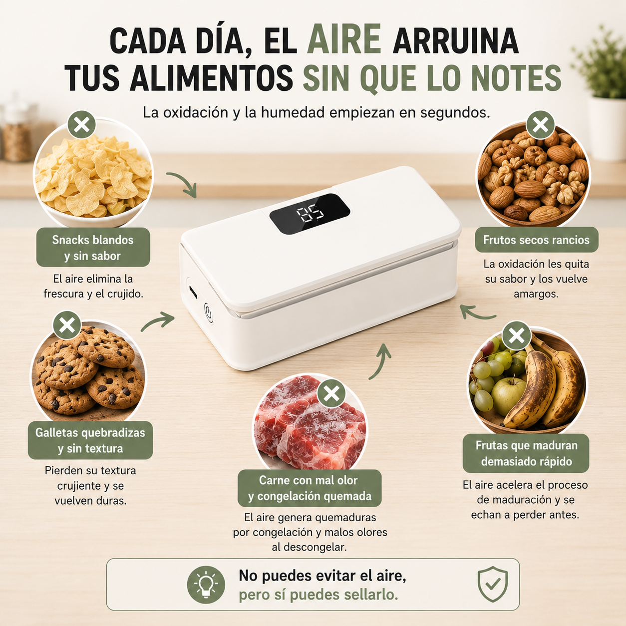 FreshSeal™ | Mini Sellador de Bolsas